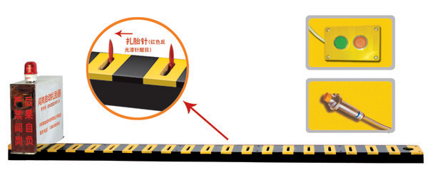 荆门掇刀区V3嵌入式闯岗自动扎胎器/阻车器